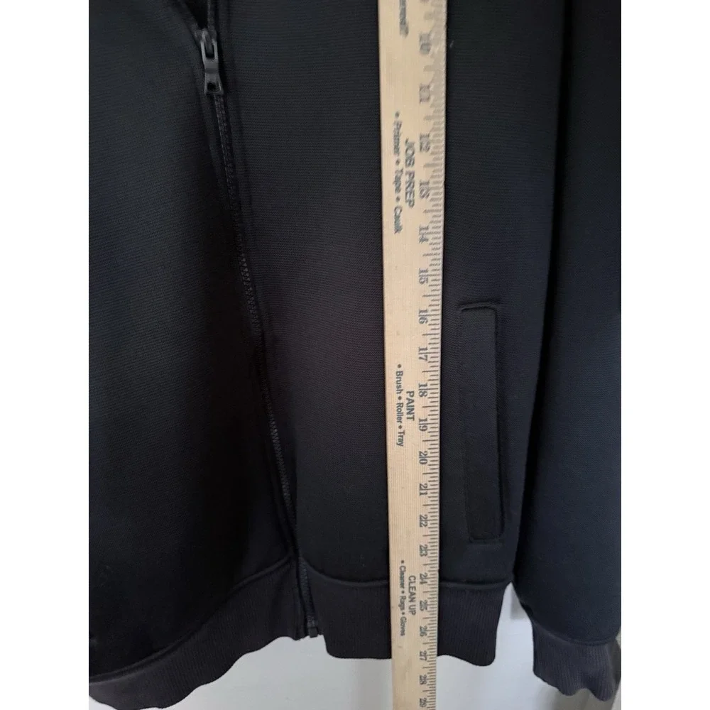Under Armour Full Zip‎ Hoodie Black Logo Men's Size M Athletic Jacket